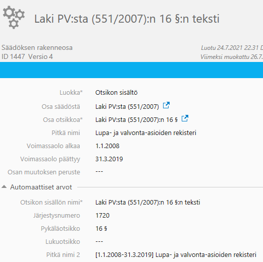 Kuinka digitalisoisin Suomen lainsäädännön? Osa 4 - Tietomalli