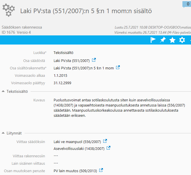 Kuinka digitalisoisin Suomen lainsäädännön? Osa 4 - Tietomalli