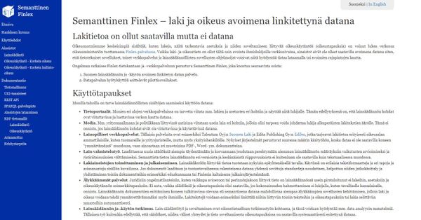 Semanttinen Finlex ja lähtötiedon rajoitteet